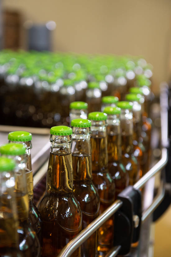 Chaine de production d'une mise en bouteille